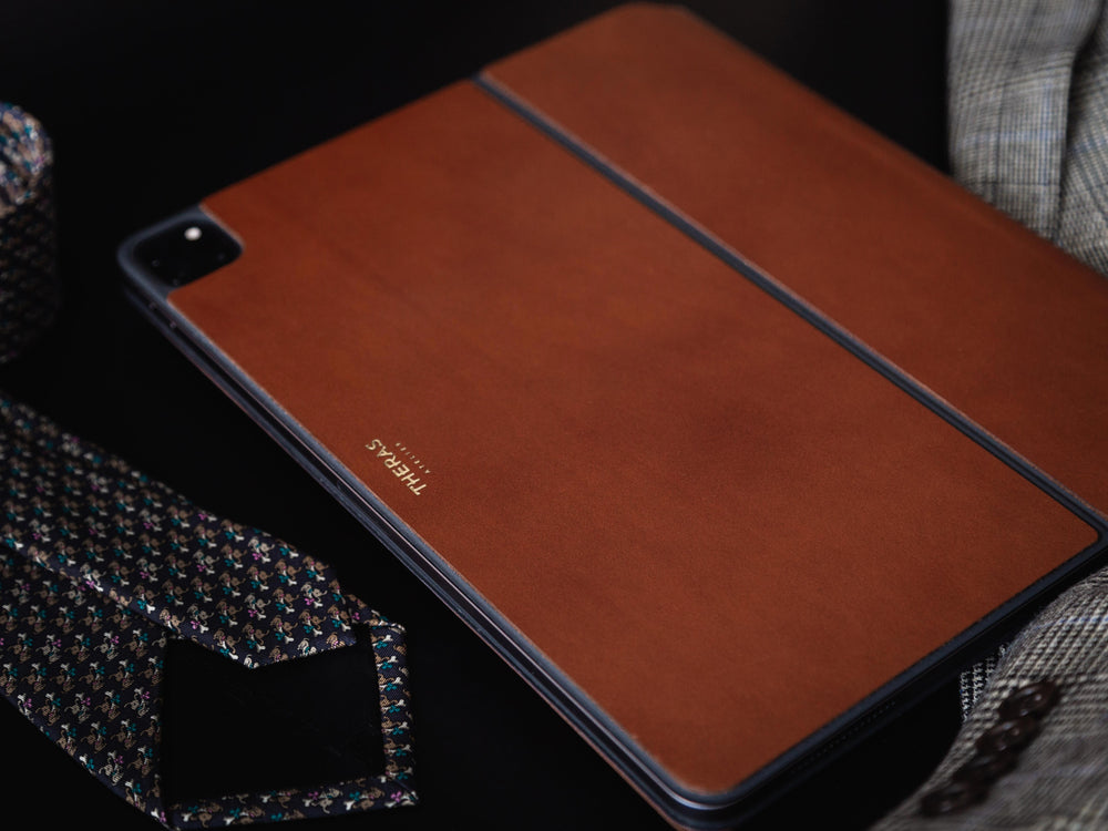 iPad Leather Sleeve - Snake Print by Geometric Goods Brown / iPad Pro 11'' with The Magic Keyboard