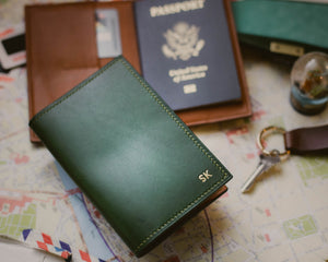 Epi Leather & Italian Buttero Passport Wallet