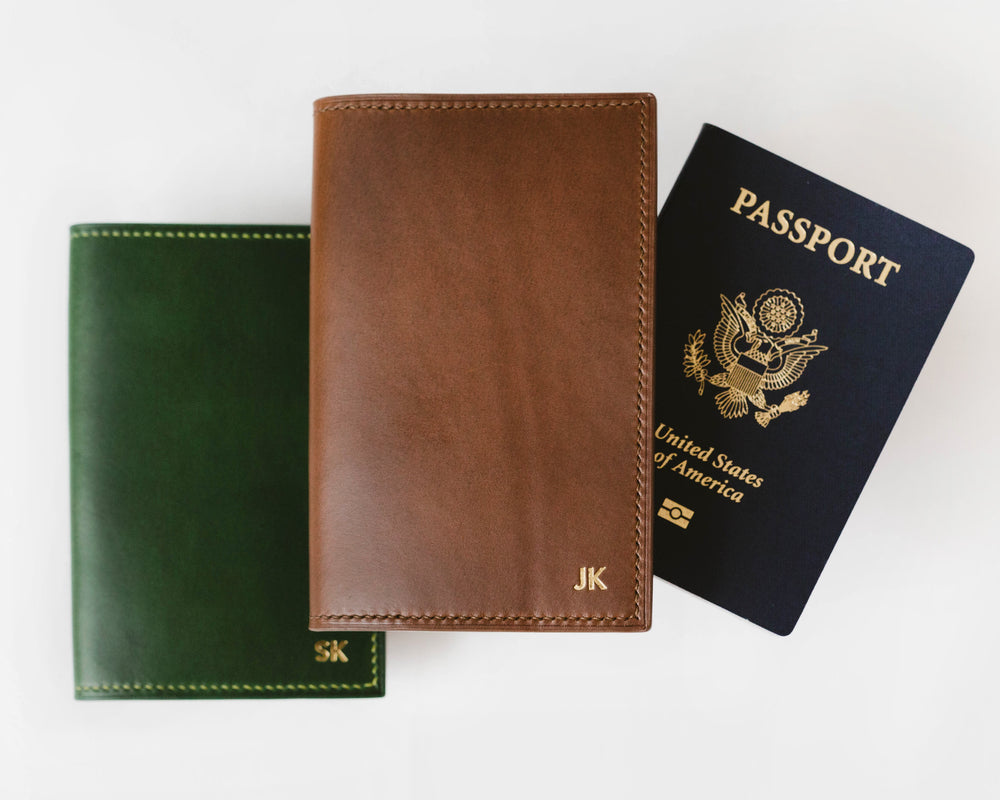 Custom Leather Passport Holder – The Line